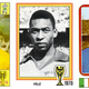 Pelé’s sticker from the 1970 album (Italian and international edition) and Gianni Rivera from the 1974 album.